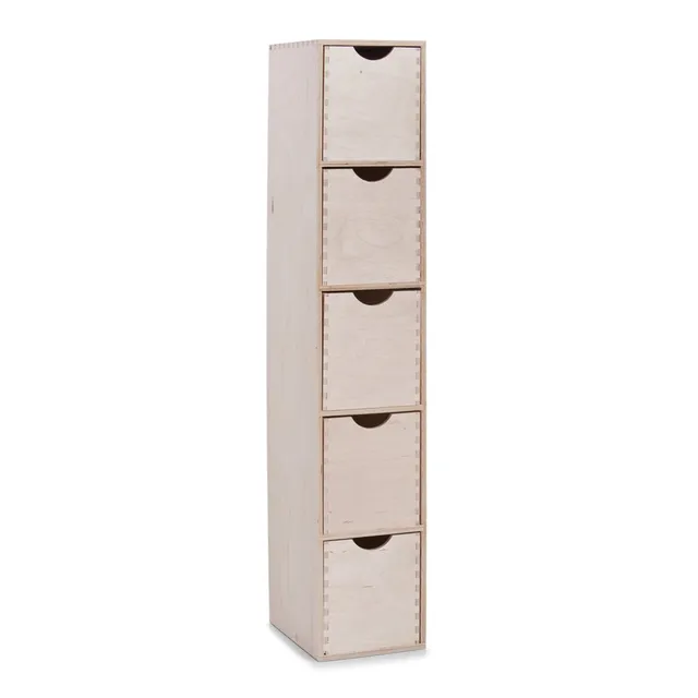 zeller-present-schubladenelement-5-er-birke-holz-5-f-cher image 1