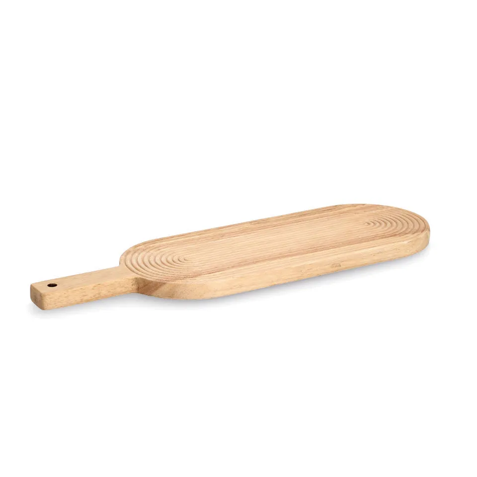 zeller-k-che-schneidebrett-stripes-mit-griff-gummibaum image 1