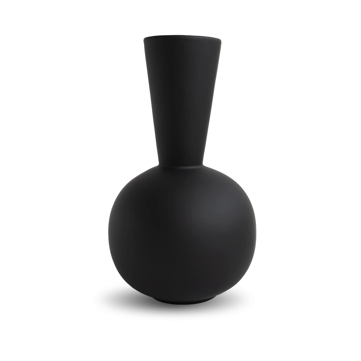cooee-design-trumpet-vase-keramikvase-schwarz-30-cm image 1