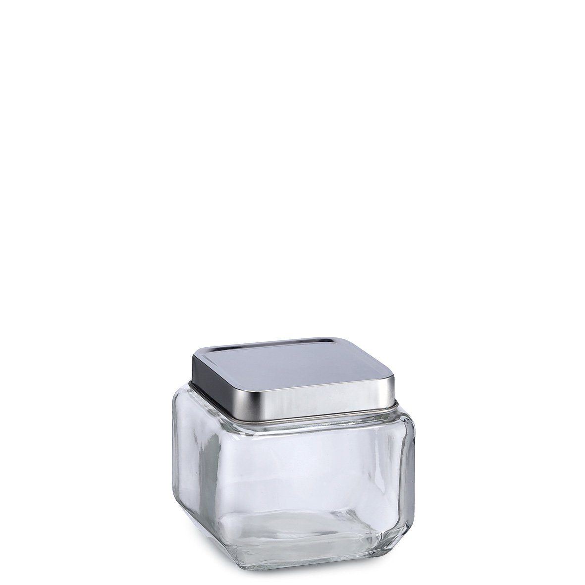 zeller-present-k-che-vorratsglas-700-ml-edelstahldeckel-m-sli image 1