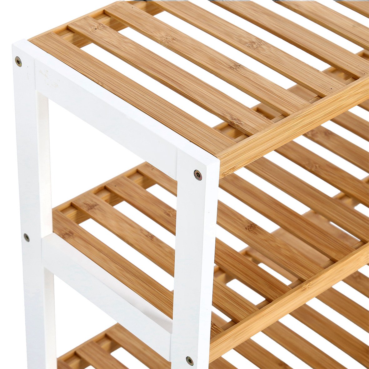 zeller-present-home-schuhregal-3-ablagen-bambus-mdf-wei image 2