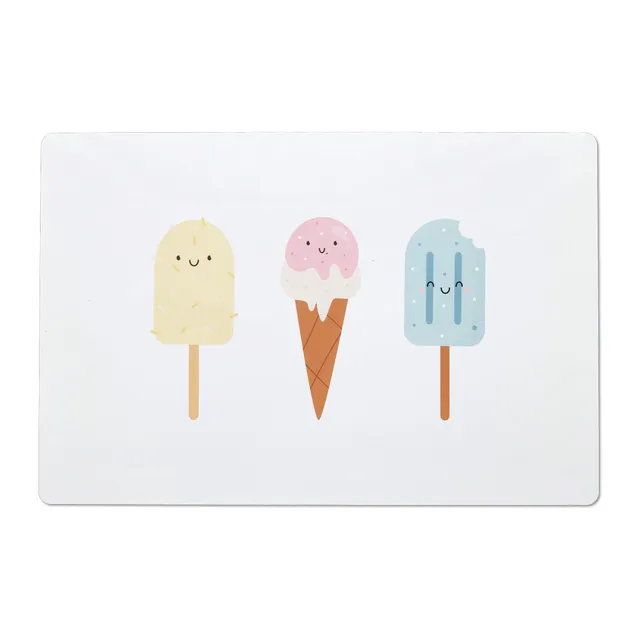 zeller-present-platzset-ice-cream-kunststoff-wei-f-r-kinder image 1