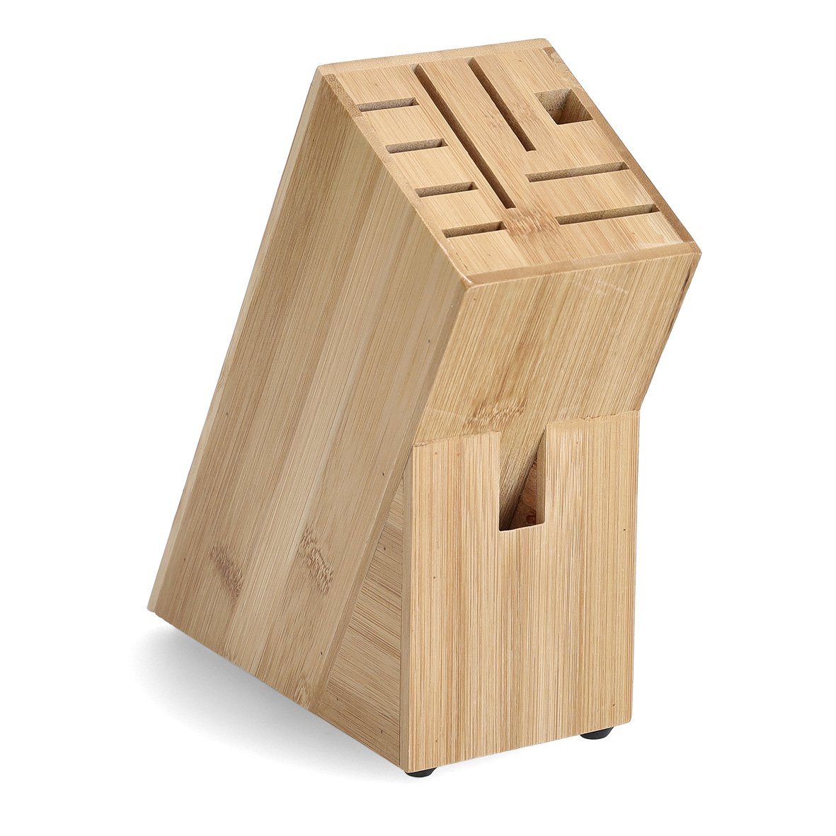 zeller-present-k-che-messerblock-bambus-leer-kompakt image 1