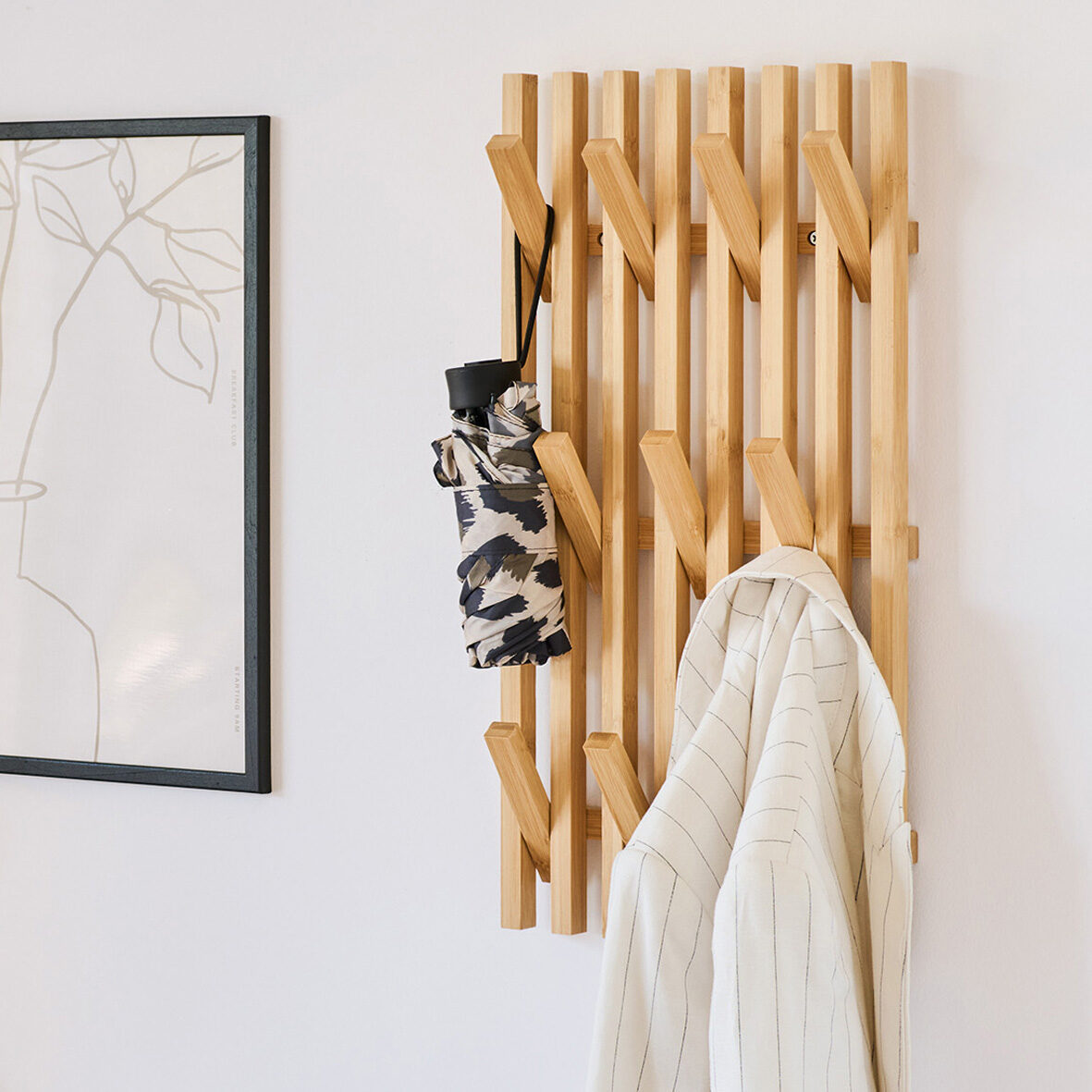zeller-present-home-living-wandgarderobe-bambus-11-haken image 4