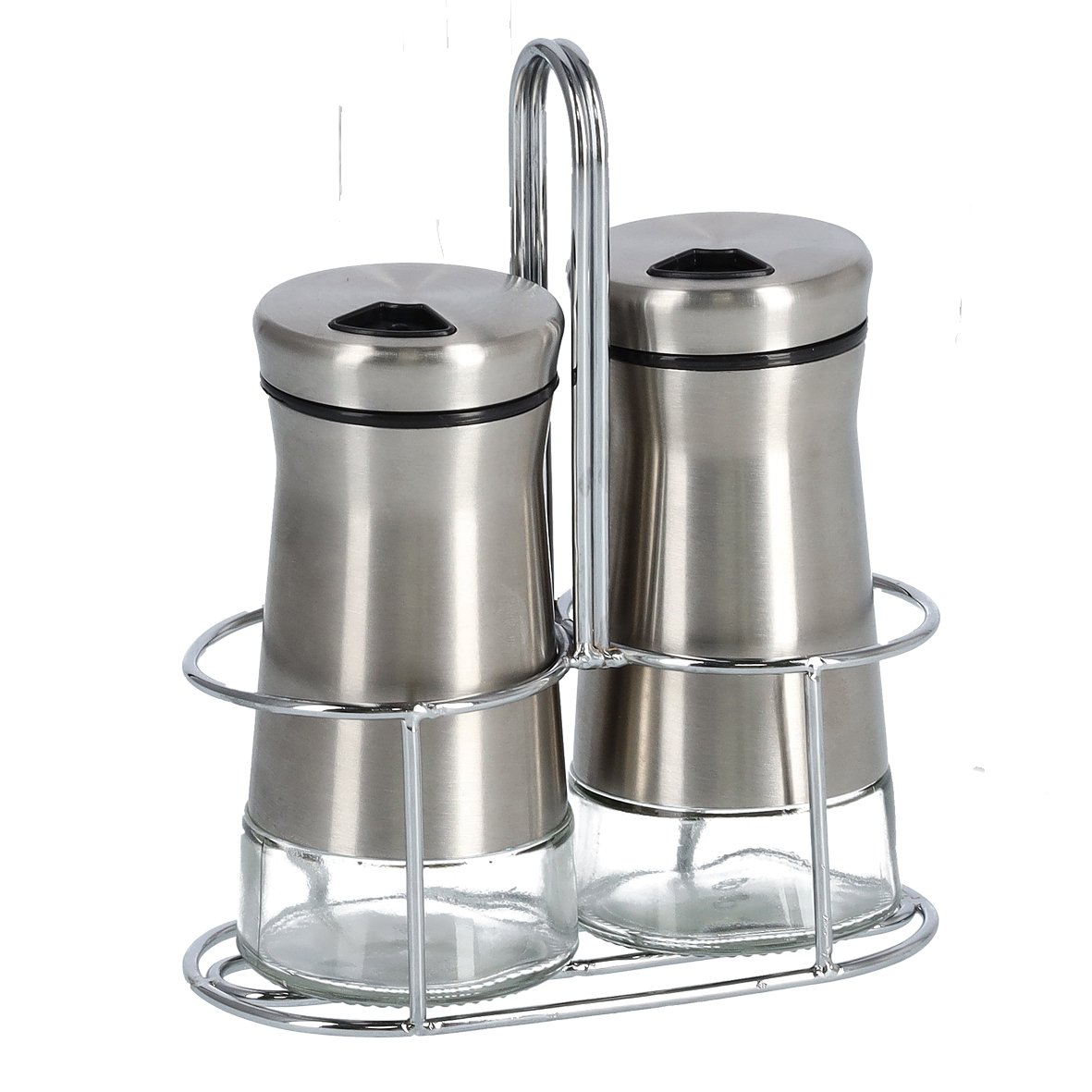 zeller-present-k-che-salz-pfefferstreuer-set-3-tlg-glas image 1