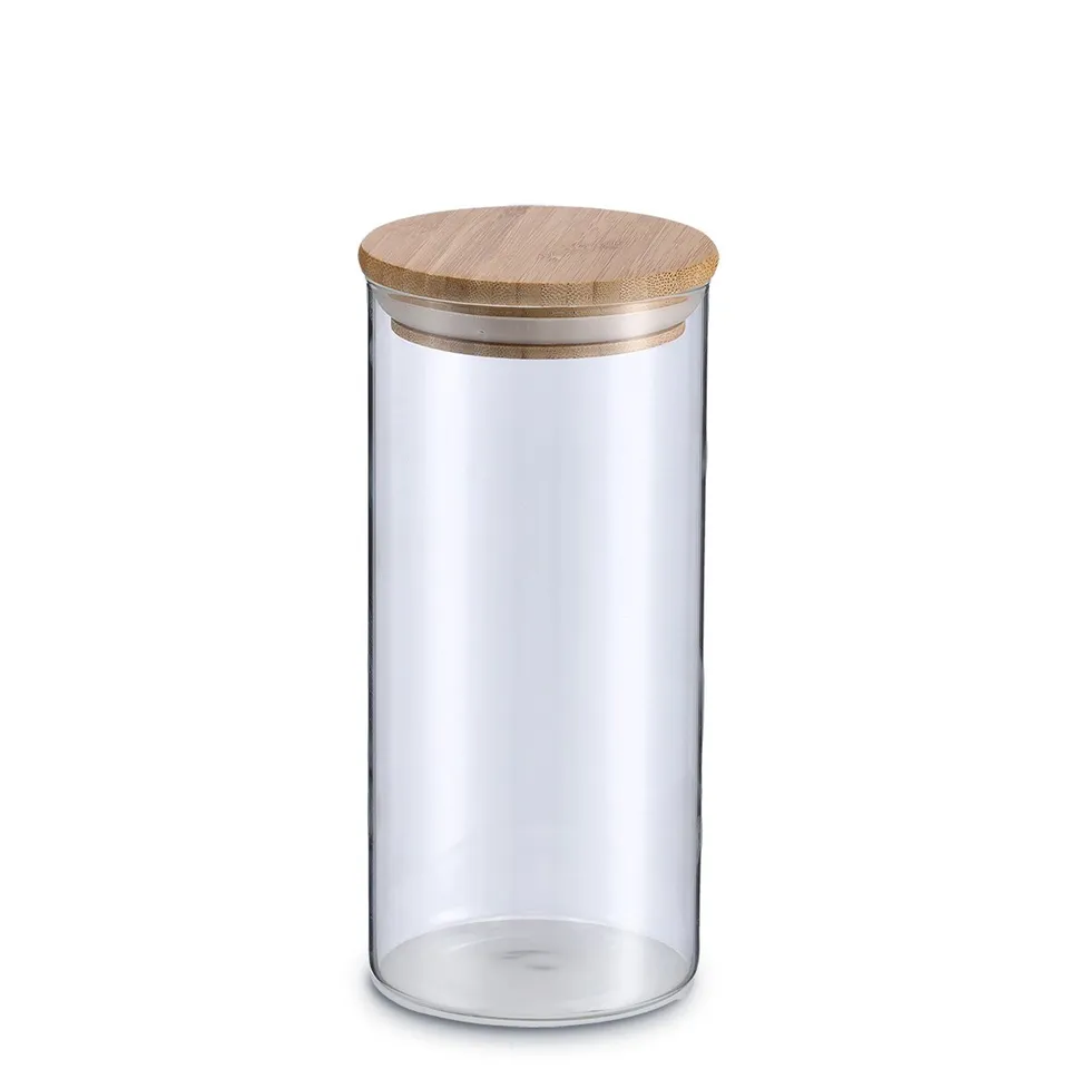 zeller-present-k-che-vorratsglas-bambusdeckel-1400-ml image 1