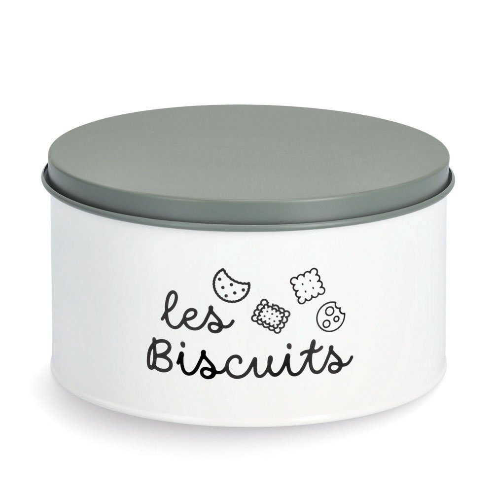 zeller-present-k-che-vorratsdose-les-biscuits-3000-ml-wei-metall image 1