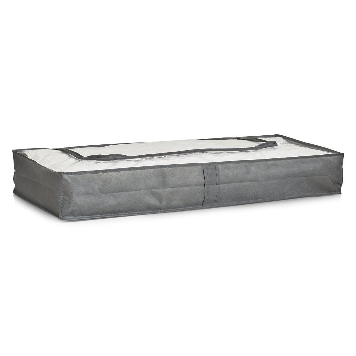 zeller-present-unterbett-aufbewahrungstasche-vlies-grau image 1