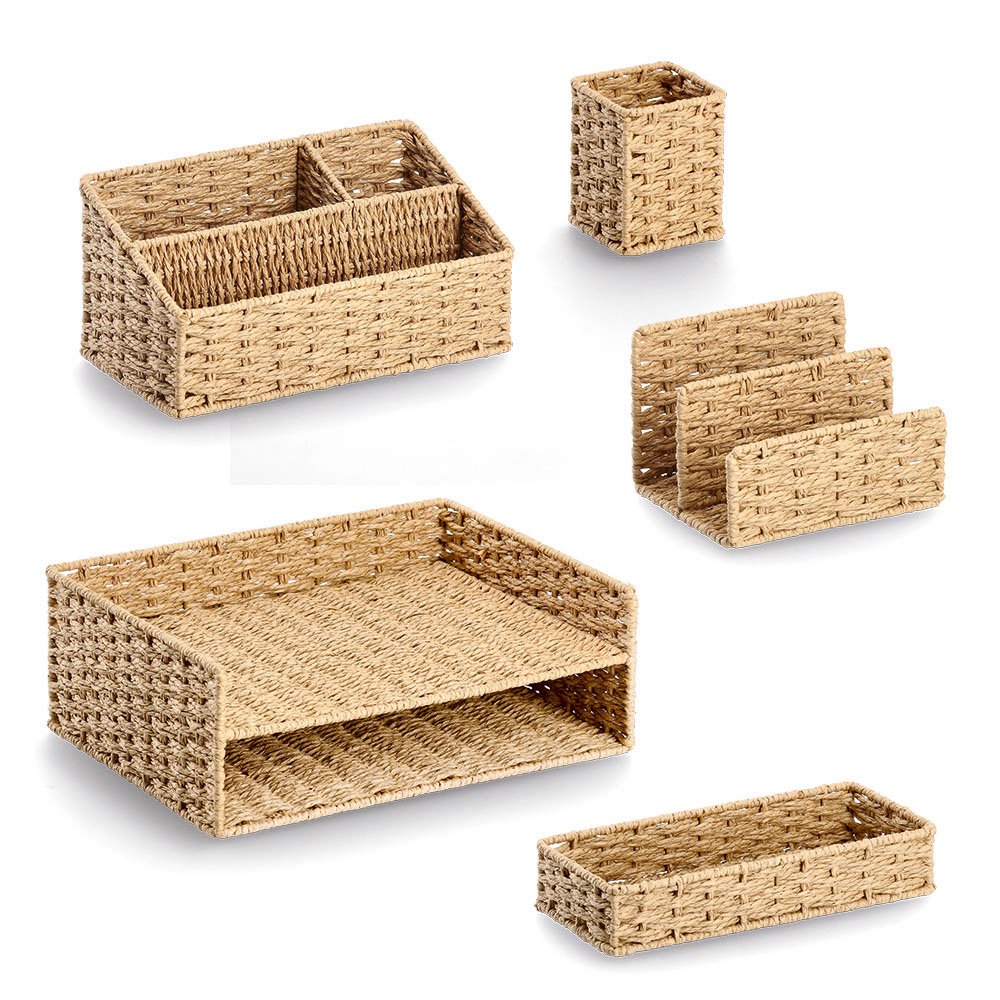 zeller-present-utensilien-organizer-papiergeflecht-25-5-cm image 4