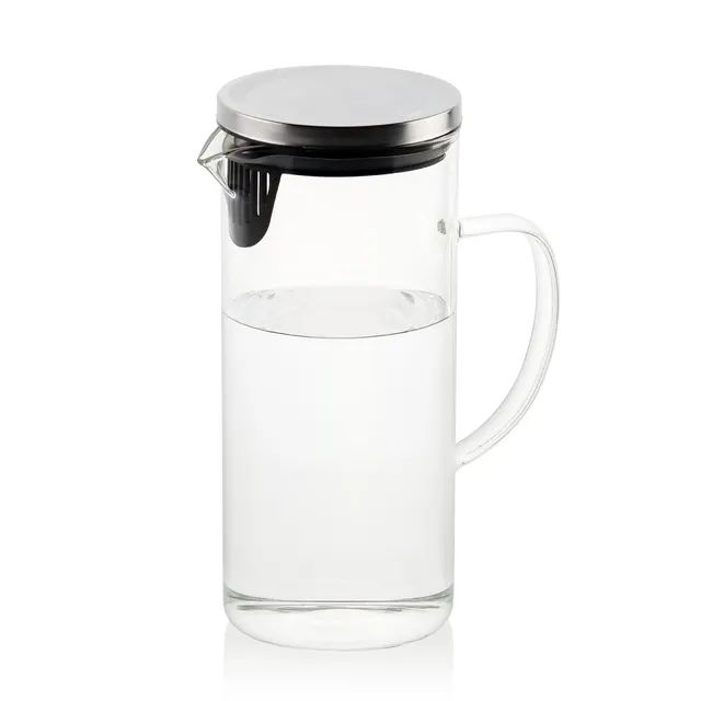 andrea-house-wasserkaraffe-glas-glaskaraffe-klar image 1