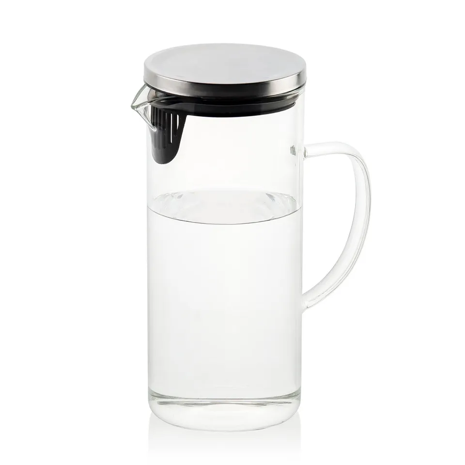 andrea-house-wasserkaraffe-glas-glaskaraffe-klar image 1