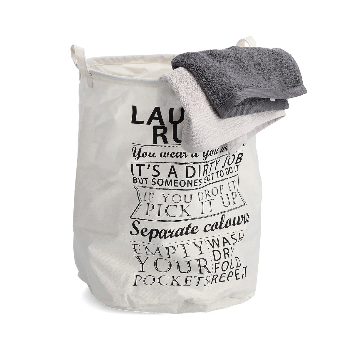 zeller-present-home-living-w-schesammler-laundry-rules-canvas image 2