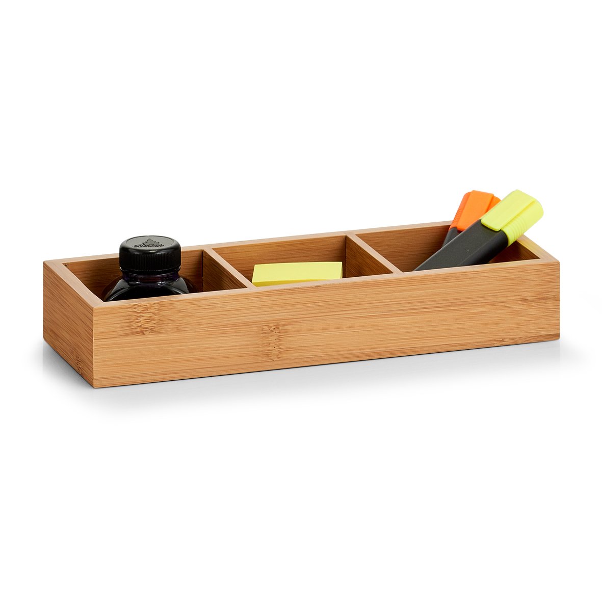zeller-home-living-ordnungsbox-bambus-mdf-aufbewahrung image 2