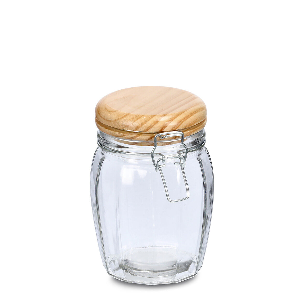zeller-present-k-che-vorratsglas-b-gelverschluss-820-ml-kiefer image 1