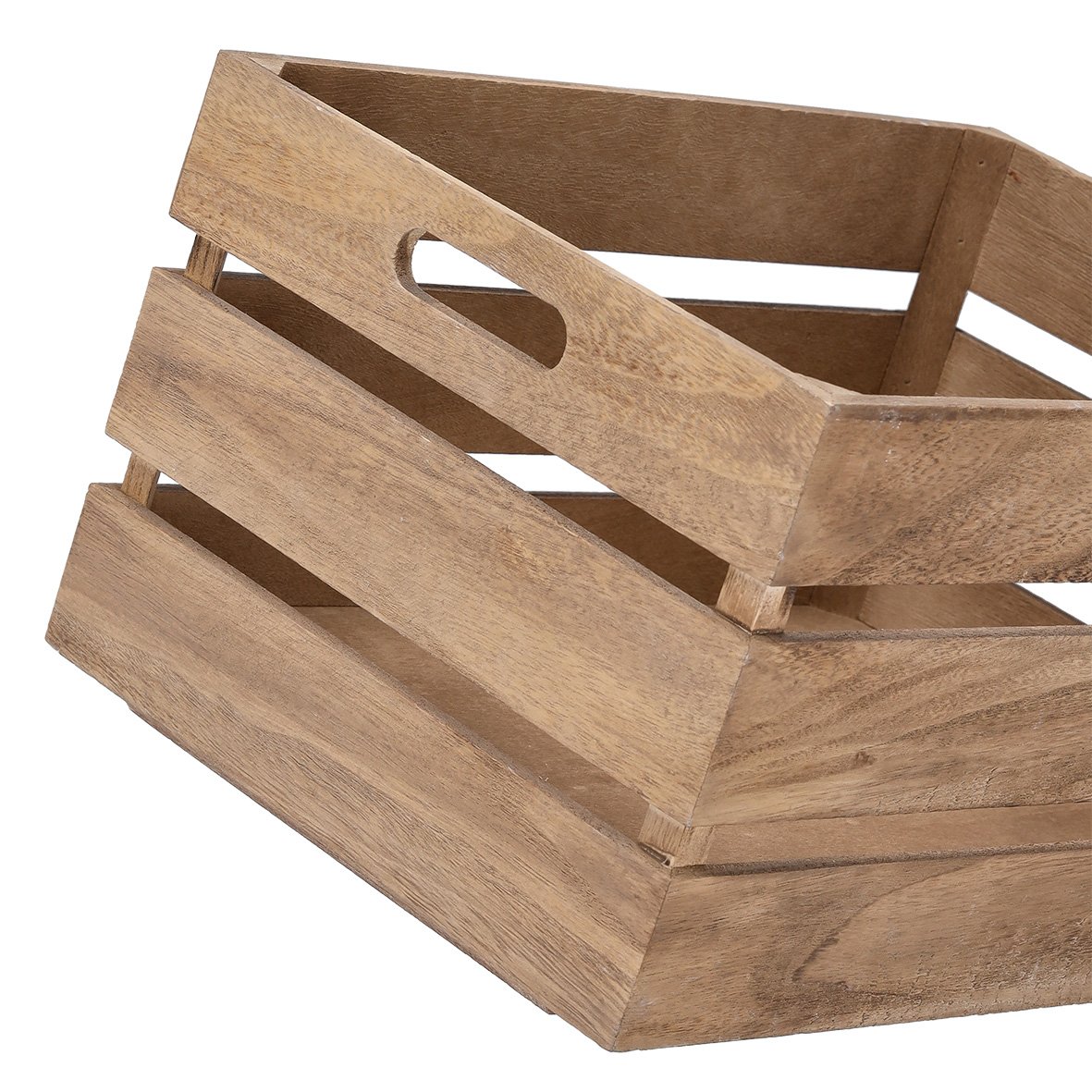 zeller-present-home-living-aufbewahrungskiste-vintage-holz-braun image 4