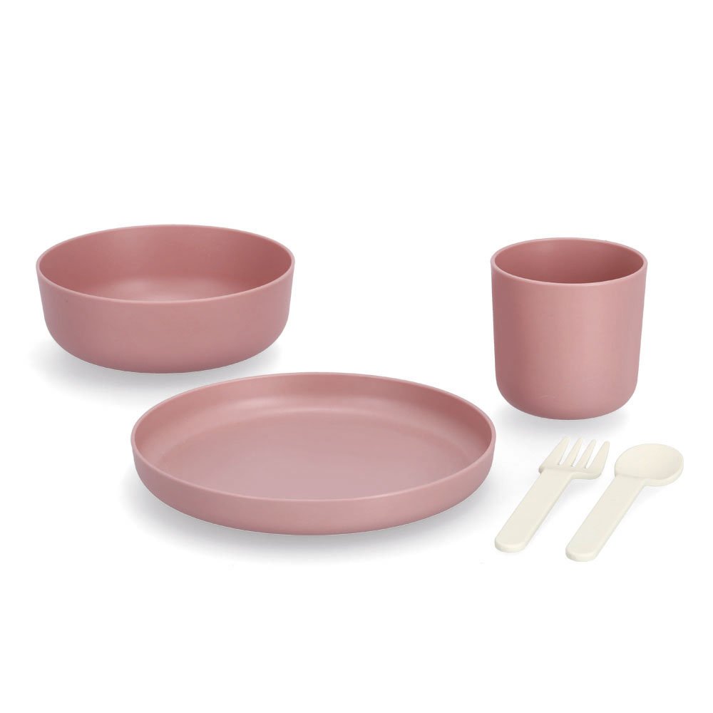 zeller-kids-kinder-geschirr-set-5-tlg-kunststoff-ros image 1