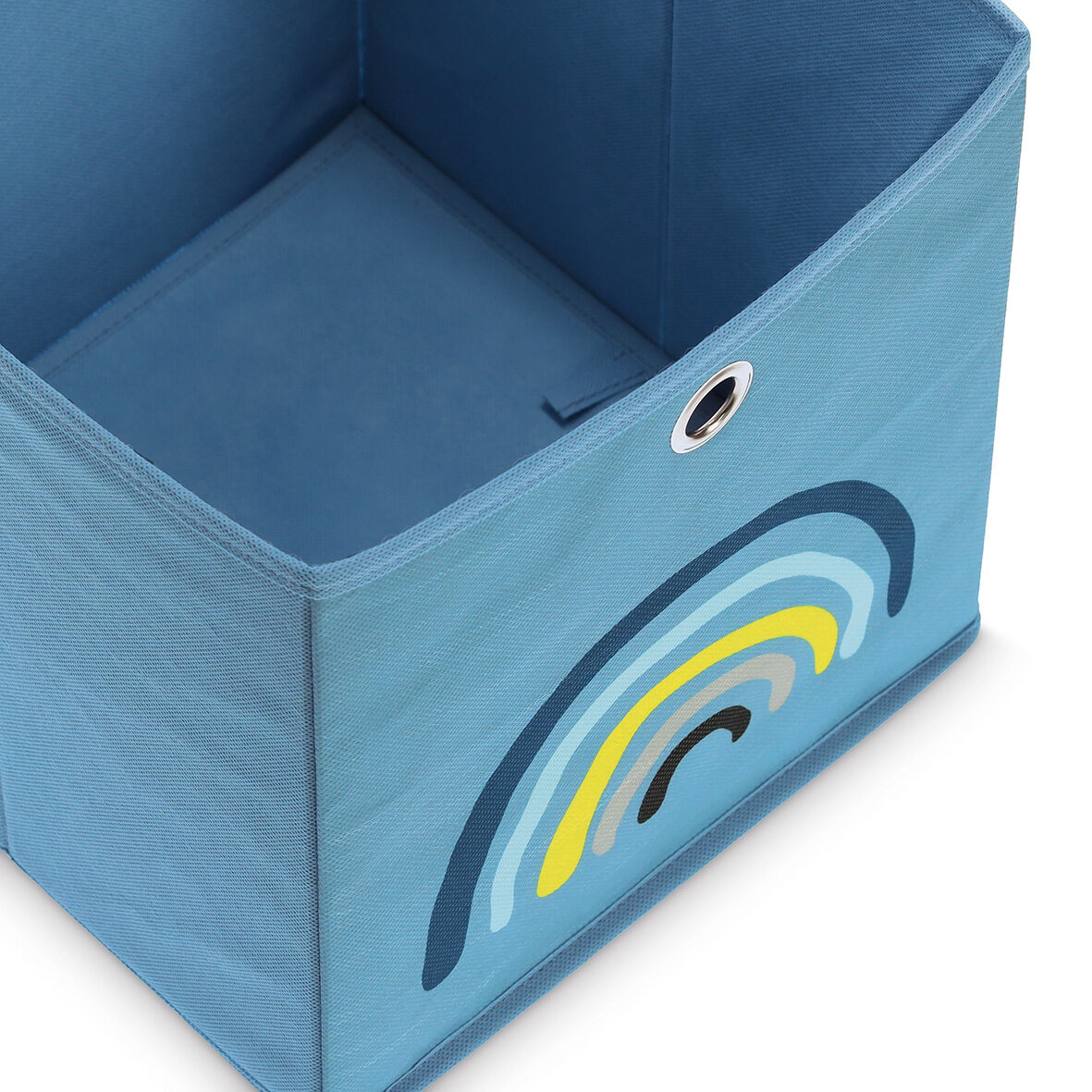 zeller-present-kids-aufbewahrungsbox-blue-rainbow-vlies-blau image 4