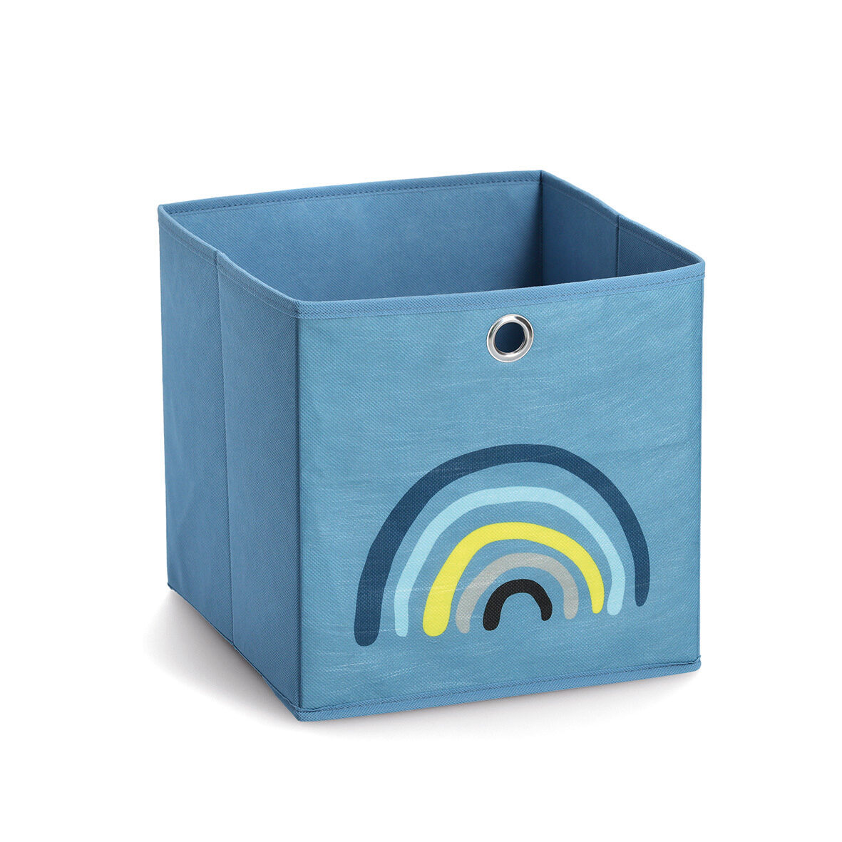 zeller-present-kids-aufbewahrungsbox-blue-rainbow-vlies-blau image 1