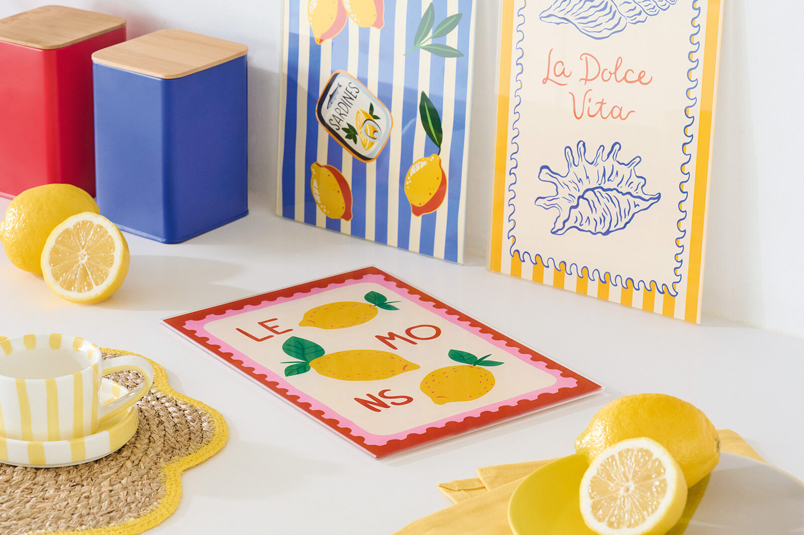 zeller-present-k-che-glasschneideplatte-italian-lemons-glas image 5