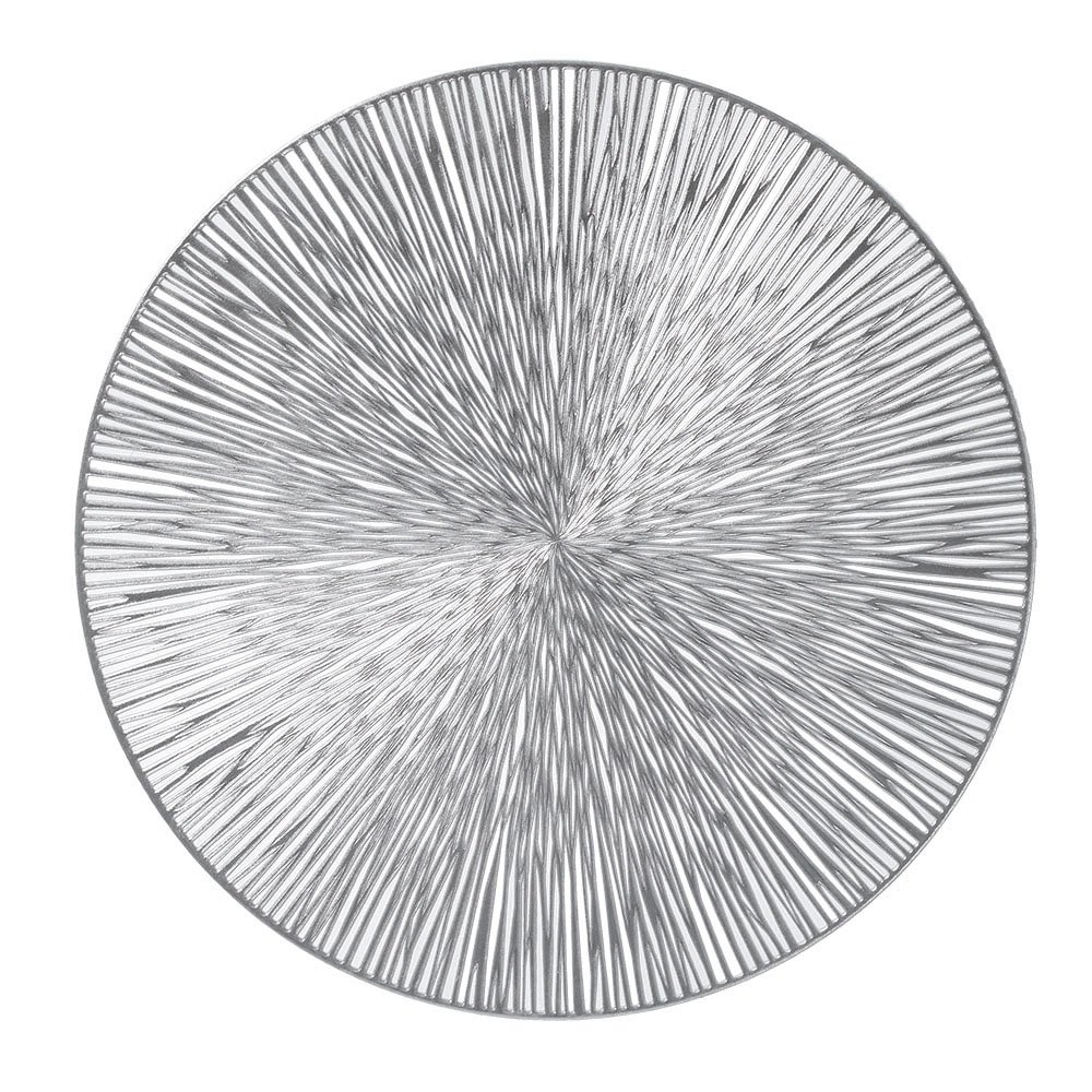 zeller-present-table-platzset-kunststoff-silber-abwischbar image 1