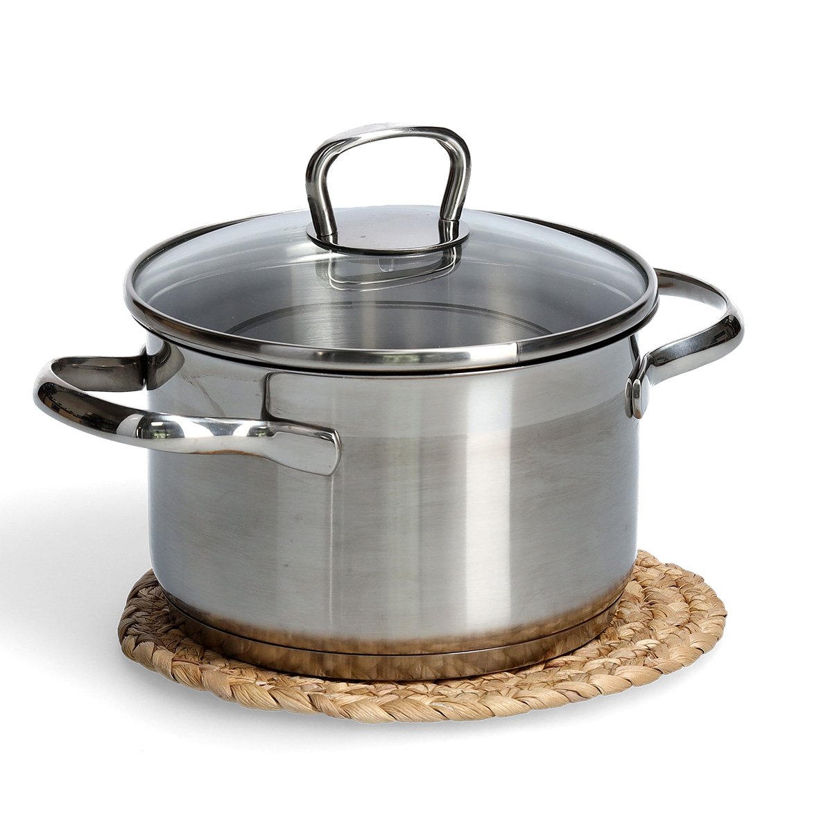 zeller-present-k-che-topfuntersetzer-wasserhyazinthe-20cm-natur image 4