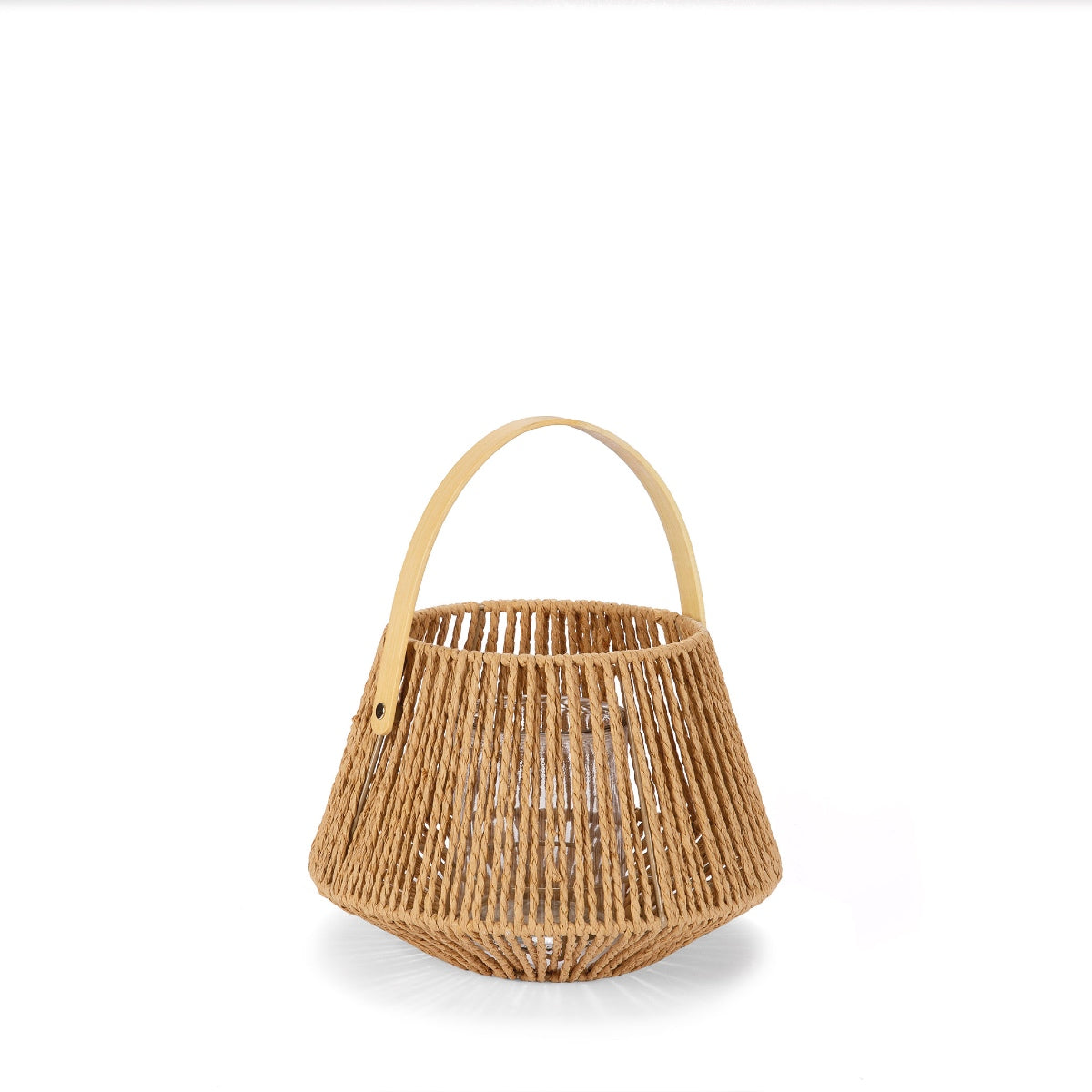 andrea-house-decoraci-n-laterne-braun-28-cm-naturfaser image 1