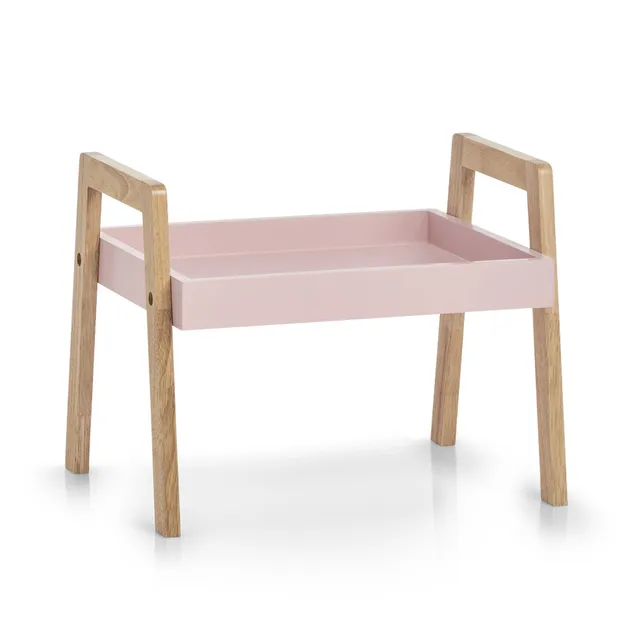zeller-home-living-stapelregal-holz-rosa-standregal image 1