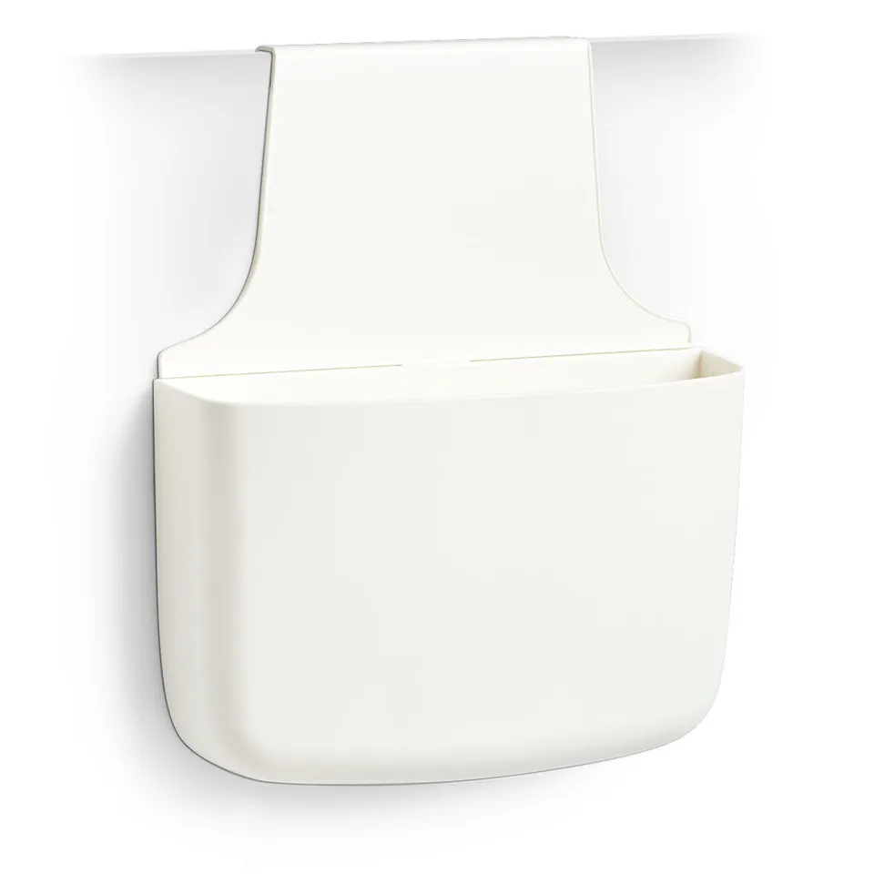 zeller-present-home-utensilienhalter-kunststoff-wei-mit-h-nger image 1