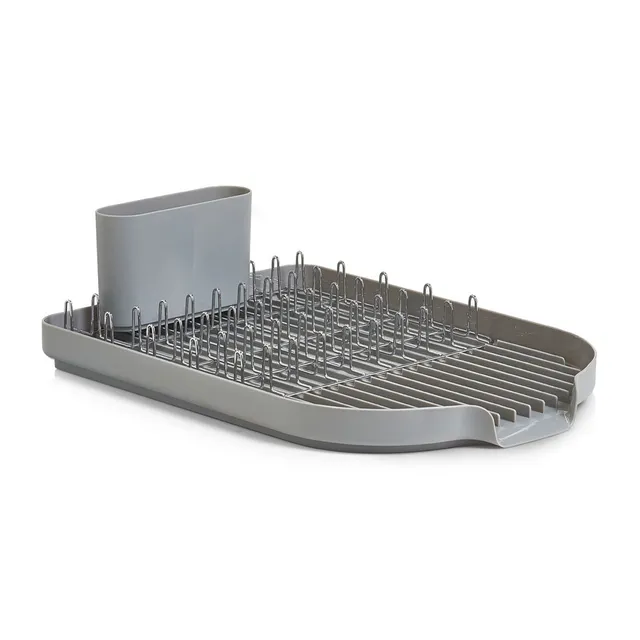zeller-present-k-che-geschirrabtropfst-nder-metall-kunststoff-grau image 1
