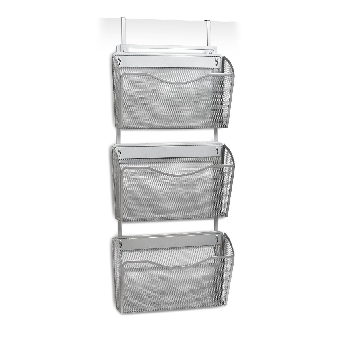 zeller-present-wand-magazinhalter-mesh-3-f-cher image 1