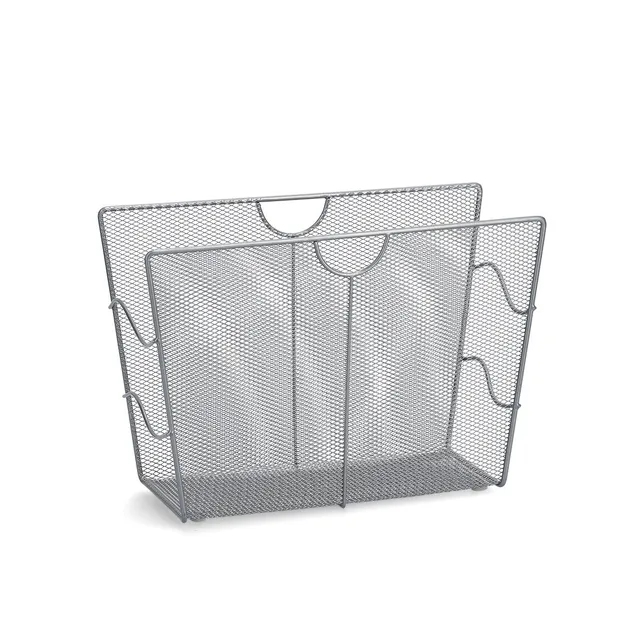 zeller-present-home-living-zeitungsst-nder-mesh-drahtmetall image 1