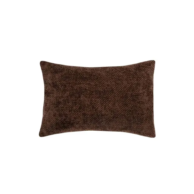 andrea-house-textil-deko-kissen-chenille-braun-40x60 image 1