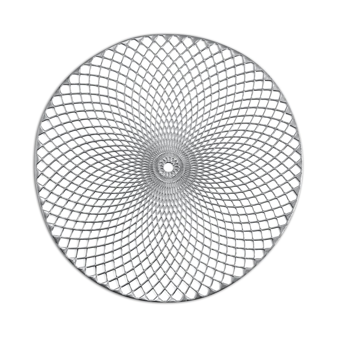 zeller-table-platzset-mandala-kunststoff-silber image 1