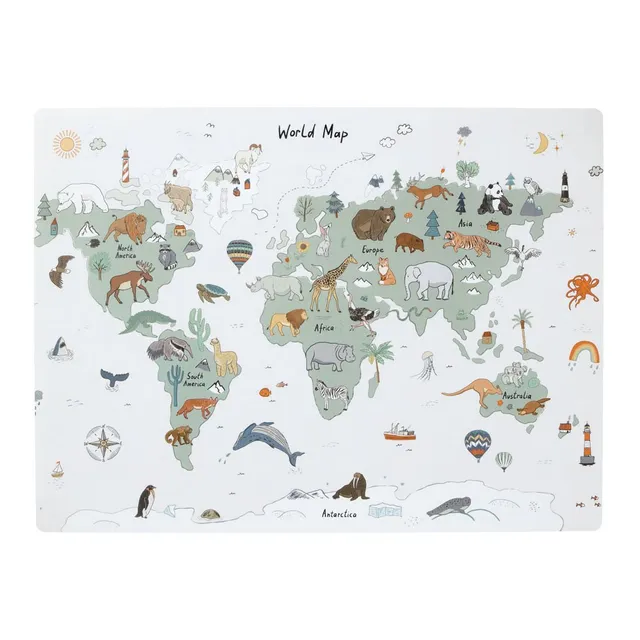 zeller-present-office-schreibtischunterlage-world-kunststoff image 1