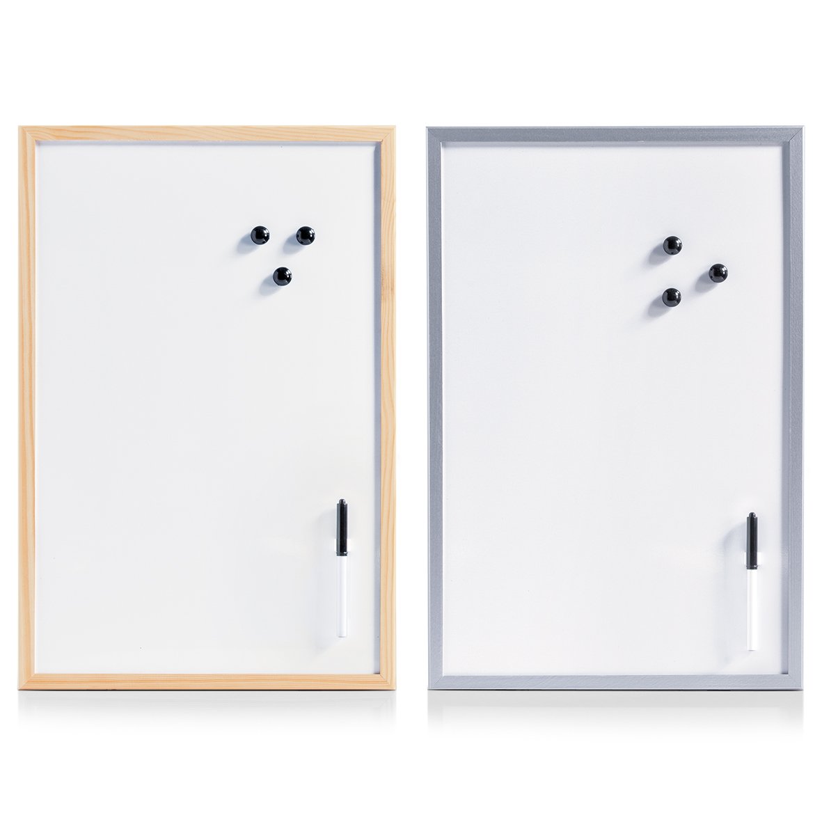 zeller-present-office-magnet-schreibtafel-metall-mdf-alugrau-magnetwand image 4
