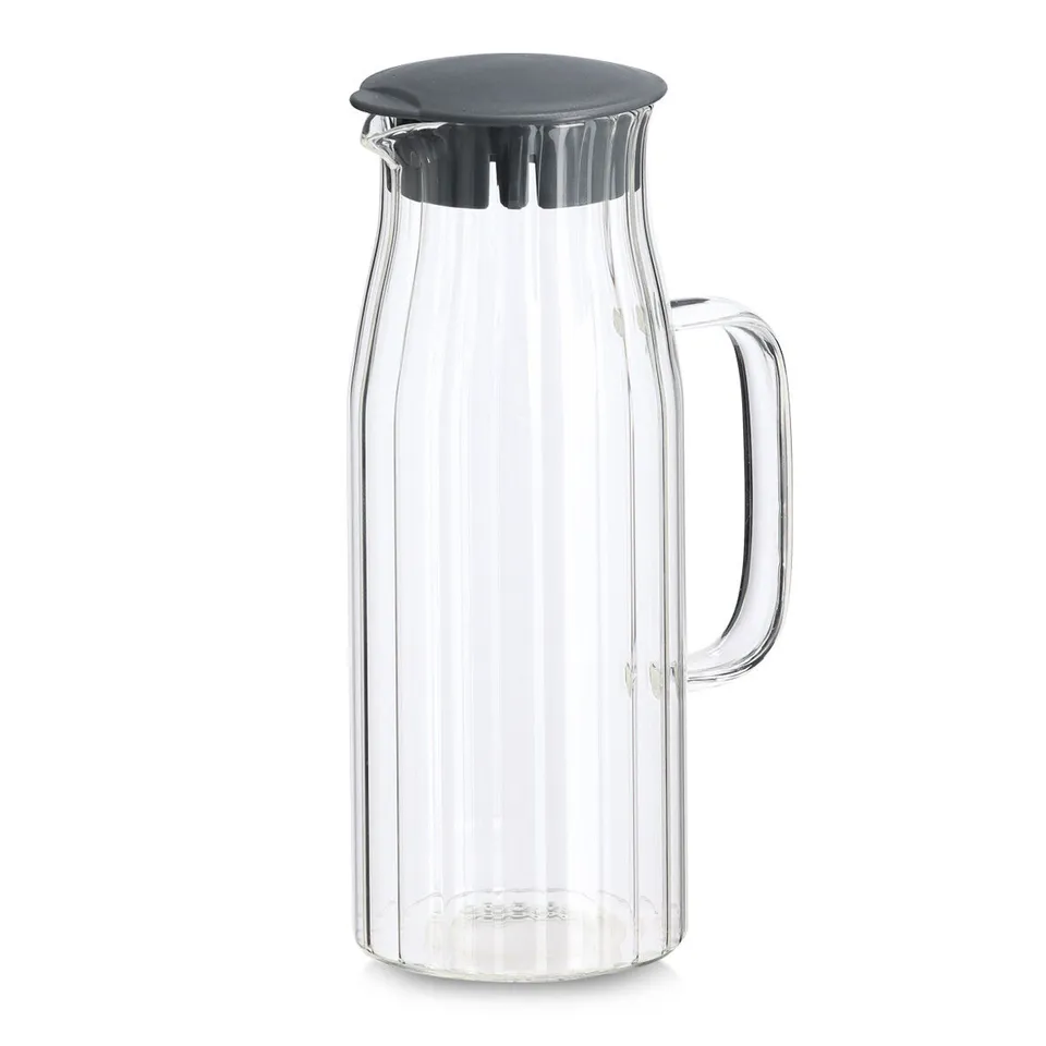 zeller-present-glaskaraffe-kunststoffdeckel-1000-ml image 1