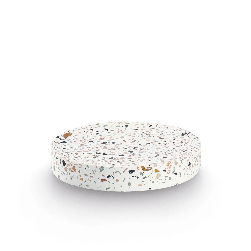 zeller-present-bad-seifenschale-terrazzo-zement image 1