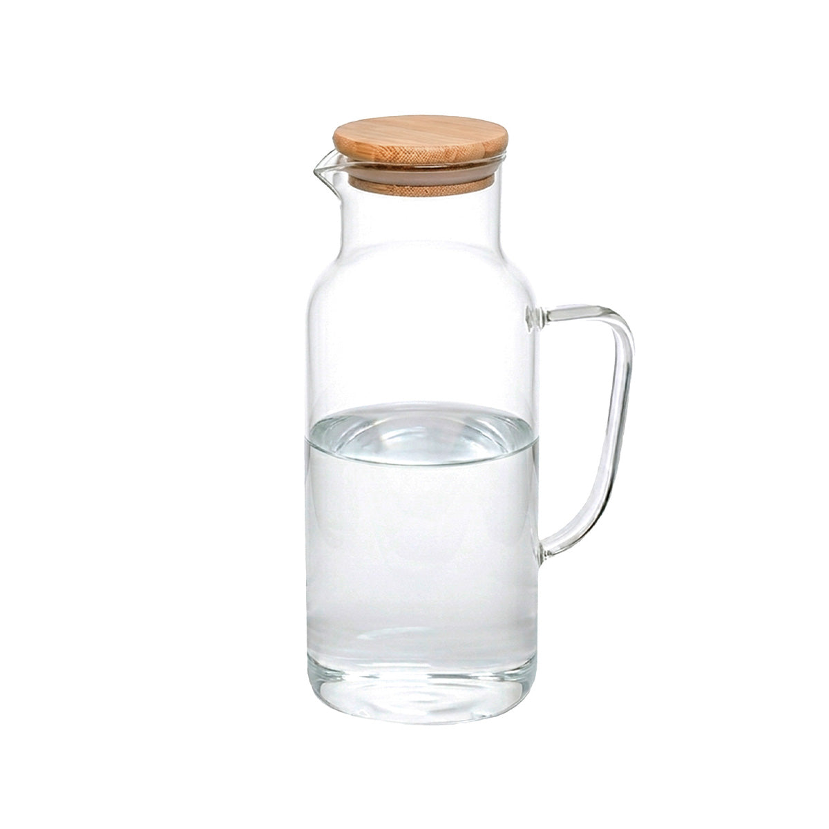 andrea-house-wasserkaraffe-bambus-glaskaraffe-wasserkanne-natur image 3