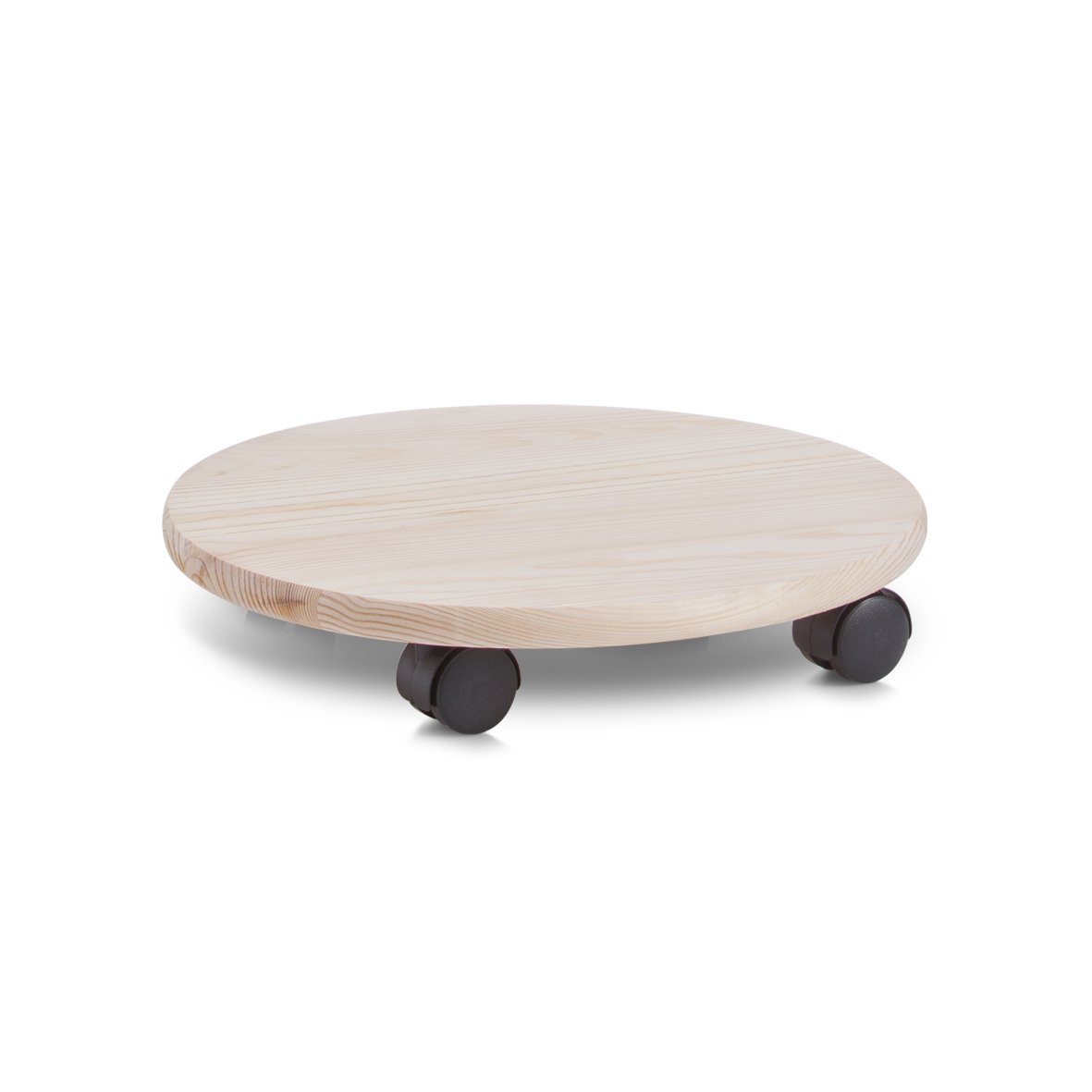 zeller-present-home-pflanzenroller-rund-kiefer-holz image 1