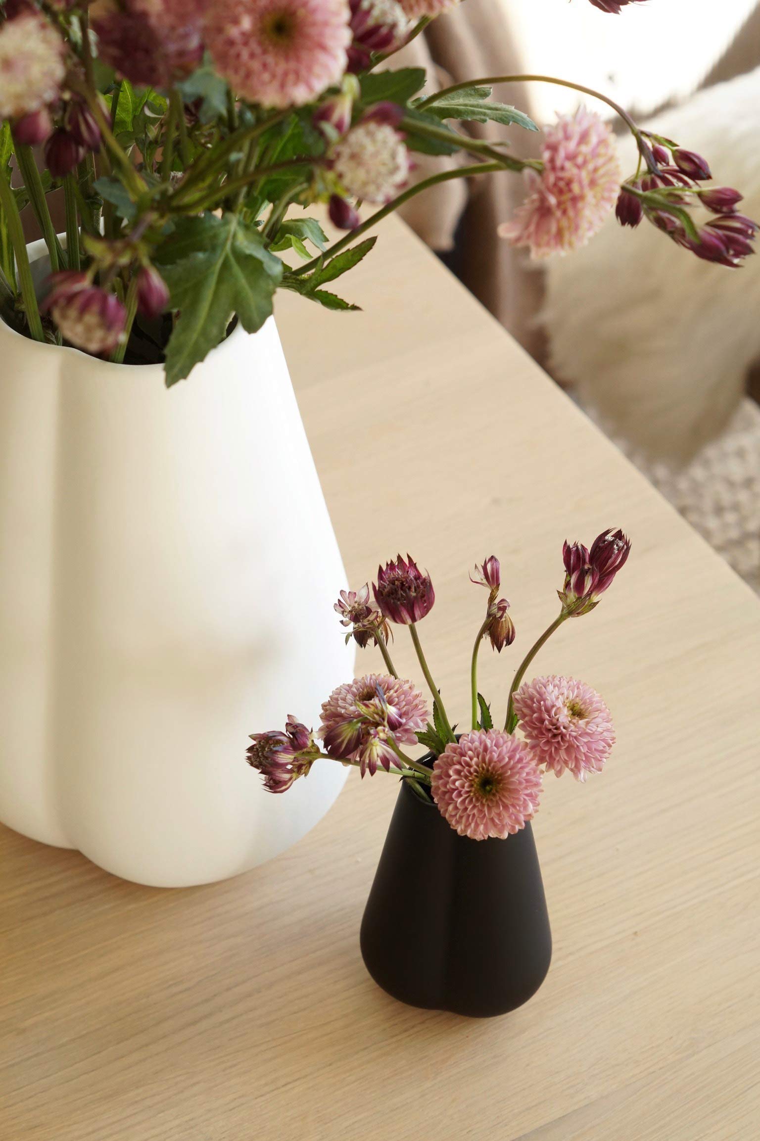 cooee-design-clover-11-cm-vase-keramik-schwarz-matt image 5