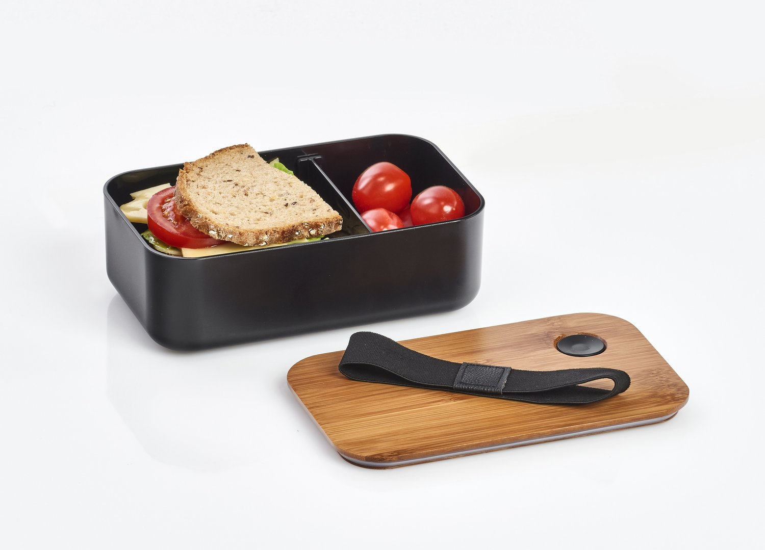zeller-present-k-che-lunch-box-brotdose-schwarz-mit-bambusdeckel image 4