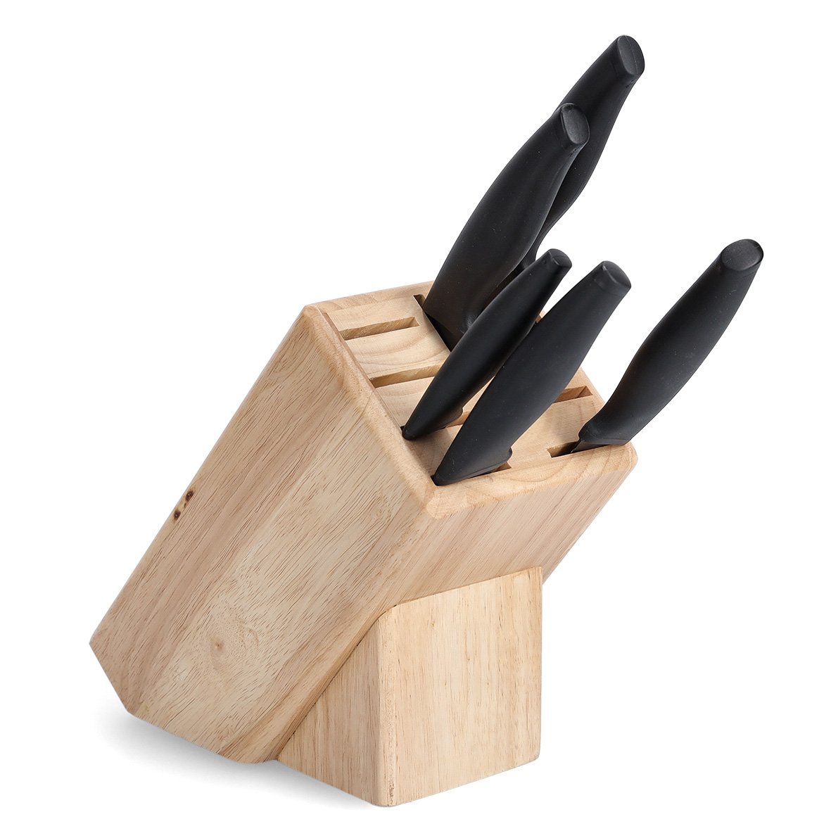 zeller-present-k-che-messerblock-gummibaum-holz image 2
