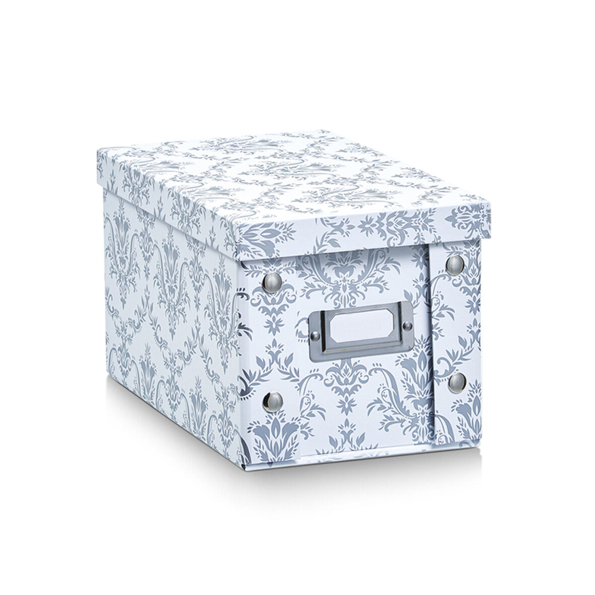 zeller-present-vintage-aufbewahrungsbox-pappe-wei-cd-box image 1