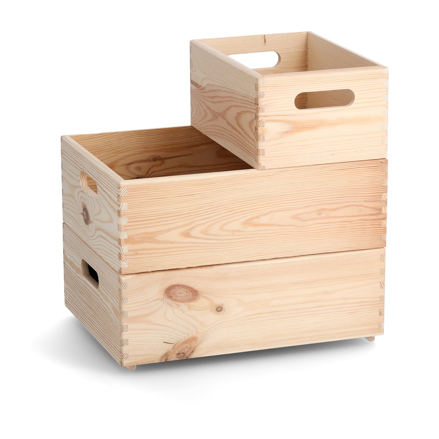 zeller-present-allzweckkiste-holz-stapelbar-natur image 7