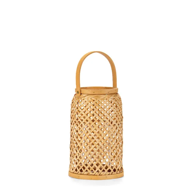 andrea-house-laterne-bambus-braun-30-cm-kerzen image 1