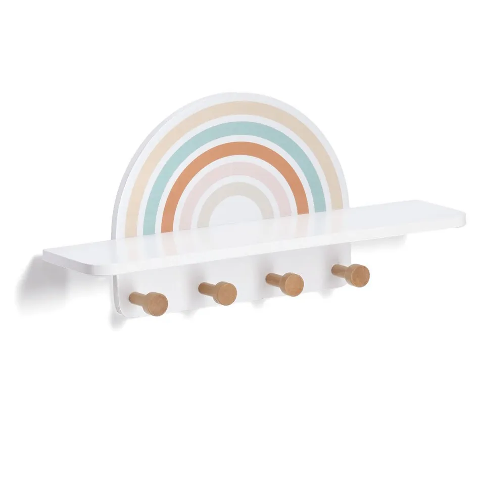 zeller-present-kids-wandgarderobe-rainbow-mdf-kiefer image 1
