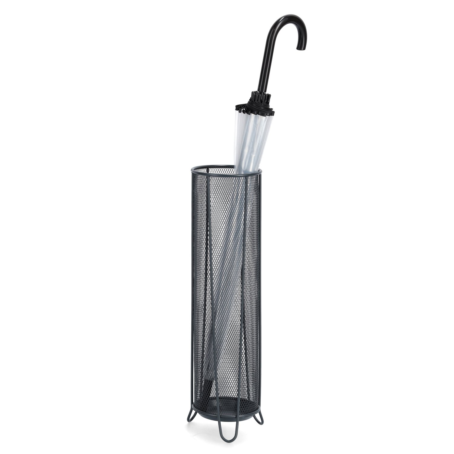 zeller-home-living-schirmst-nder-mesh-anthrazit-tropfwanne image 2