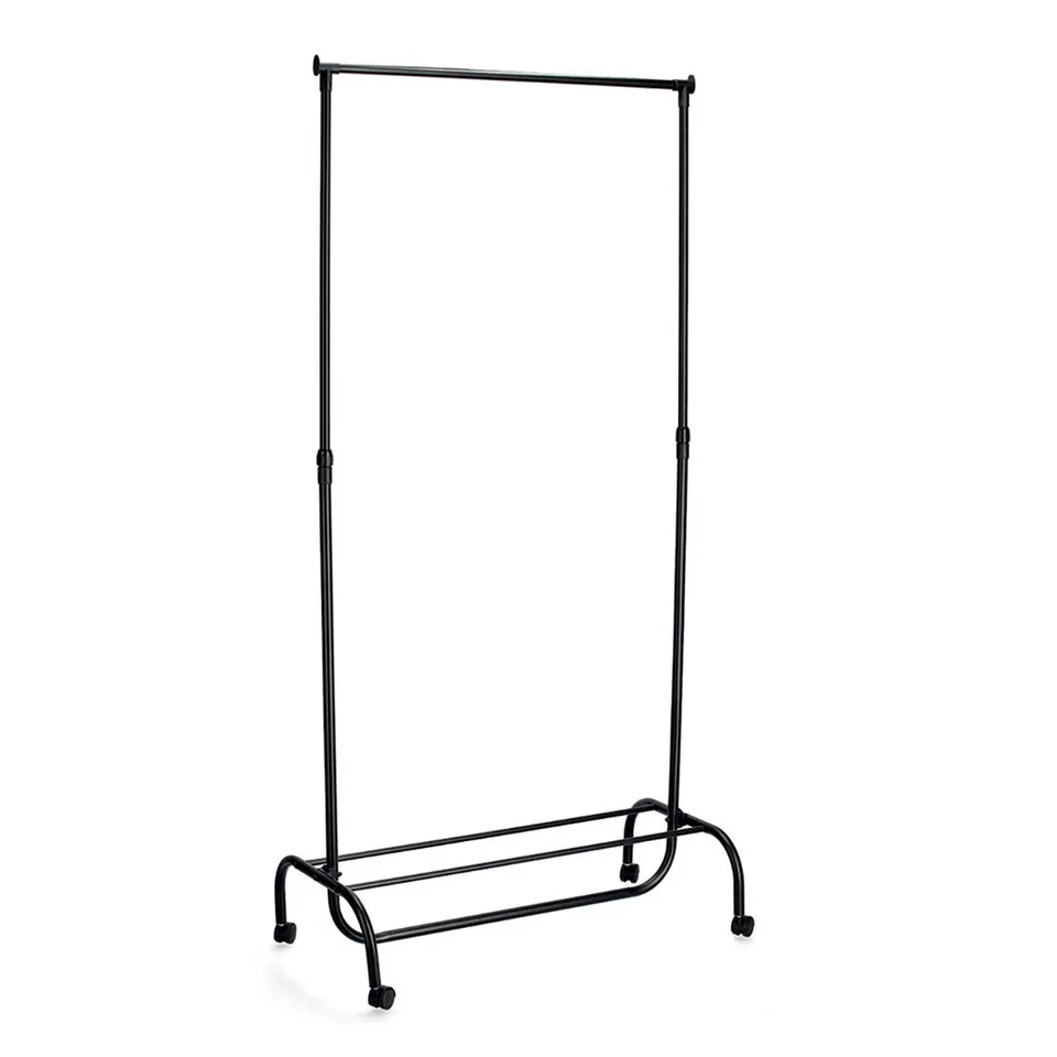 zeller-present-home-living-rollkleiderst-nder-schwarz-h-henverstellbar image 1