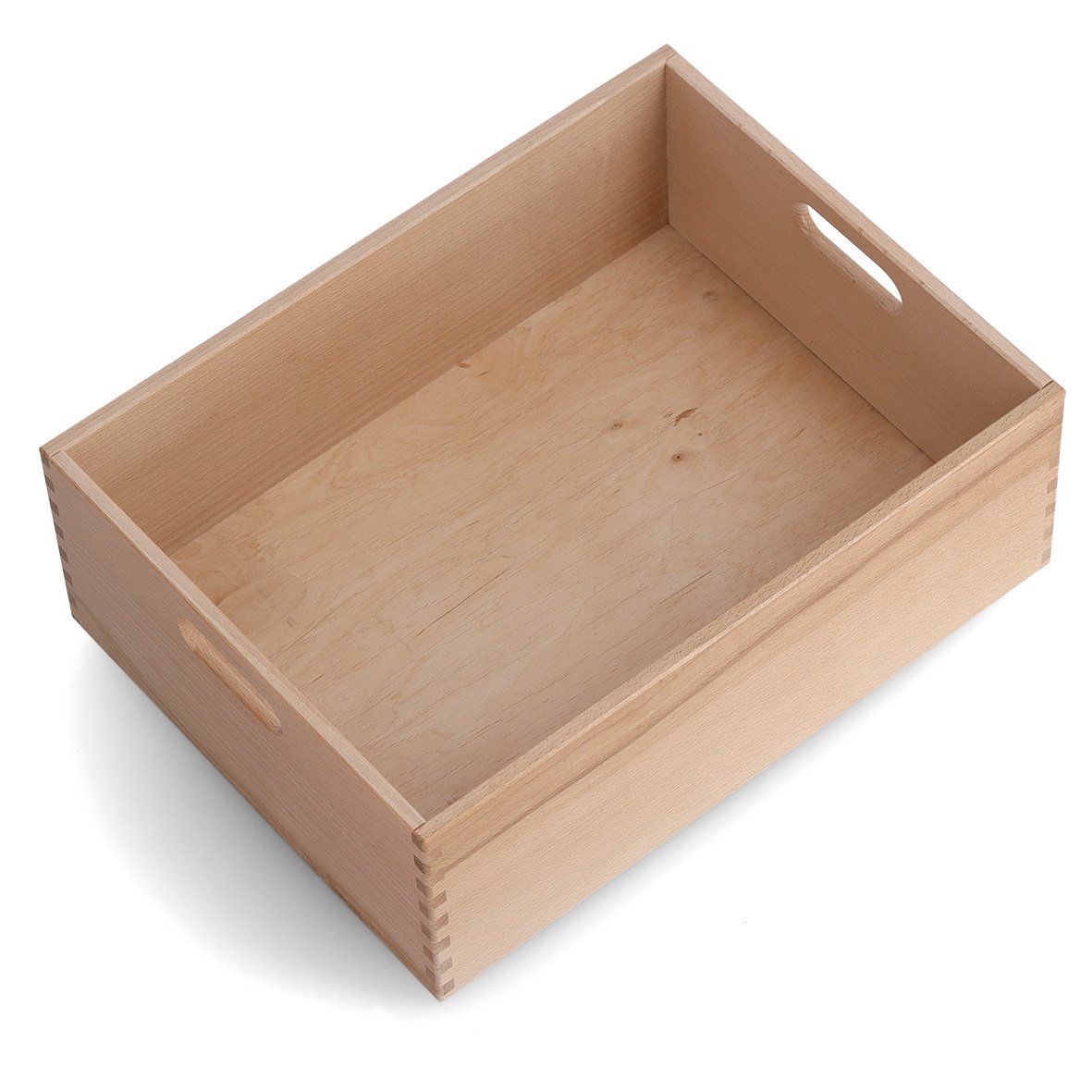 zeller-home-allzweckkiste-buche-lackiert-mit-griffen-stapelbar image 4