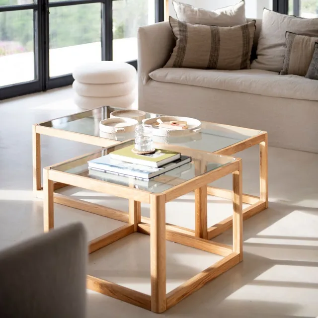 andrea-house-mueble-beistelltisch-glas-holz-wohnzimmer image 1